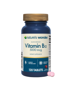 Vitamin B12 5000 mcg Quick Dissolve Tablets